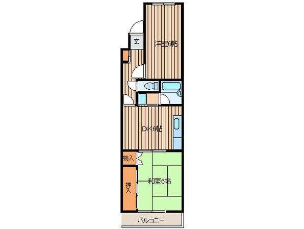 坂口マンションの物件間取画像